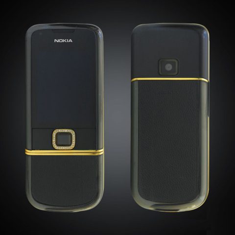 Nokia 8800E Sapphire Black điểm vàng đính đá
