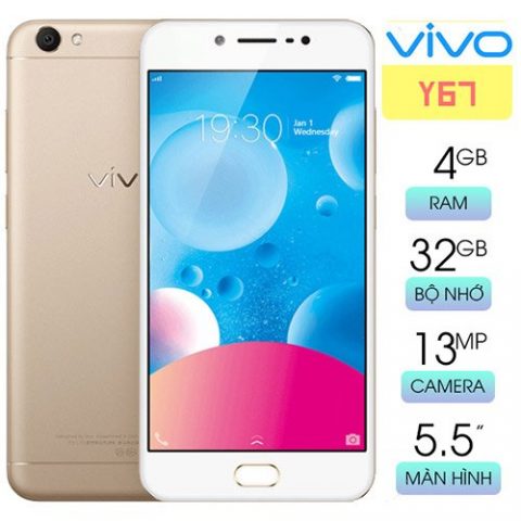 Vivo Y67 RAM 4GB bộ nhớ 32GB